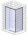 Душевой уголок Good Door Idea WTW+SP 110х80 см, профиль хром