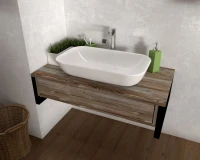 Тумба под раковину 1MarKa Grunge Loft 100 дуб намибия Тумба под раковину 1MarKa Grunge Loft 100 дуб намибия