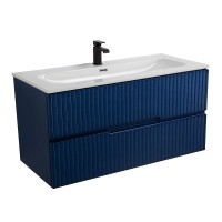 Тумба с раковиной Cezares Duet 100 sapfiro, раковина Cezares CZR-8073-100