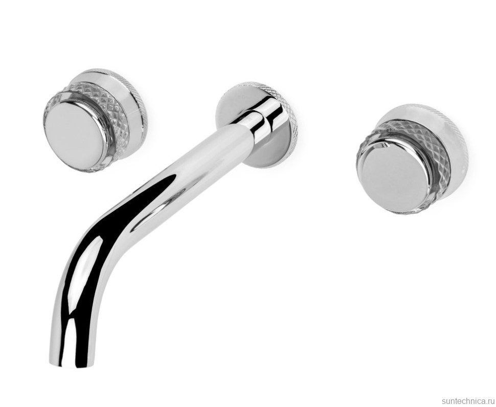 Смеситель для раковины Boheme Aura 152-2-CR-A С ВНУТРЕННЕЙ ЧАСТЬЮ, хром