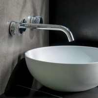 Смеситель для раковины Boheme Aura 152-2-CR-A С ВНУТРЕННЕЙ ЧАСТЬЮ, хром