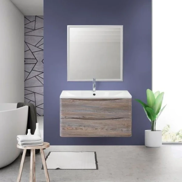 Мебель для ванной комнаты BelBagno Acqua 100 подвесная, pino scania