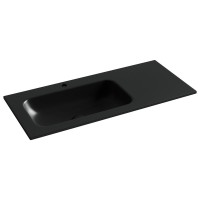 Накладная раковина Ceramicanova Grace прямоугольная черная матовая 101 см CN7014MB