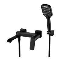 Смеситель для ванны с душем Shevanik S4102H черный