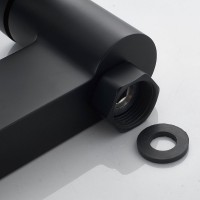 Смеситель для ванны с душем Shevanik S4102H черный