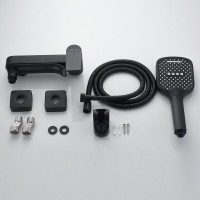 Смеситель для ванны с душем Shevanik S4102H черный