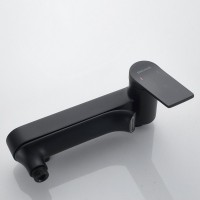 Смеситель для ванны с душем Shevanik S4102H черный
