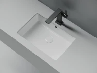 Раковина встраиваемая снизу Ceramicanova Era CN15003 46 глянцевая белая, прямоугольная