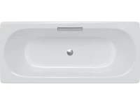 Чугунная ванна Jacob Delafon Volute E6D900-0 180x80 см, встраиваемая, белая, на ножках, со сливом-переливом