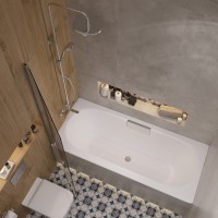 Чугунная ванна Jacob Delafon Volute E6D900-0 180x80 см, встраиваемая, белая, на ножках, со сливом-переливом