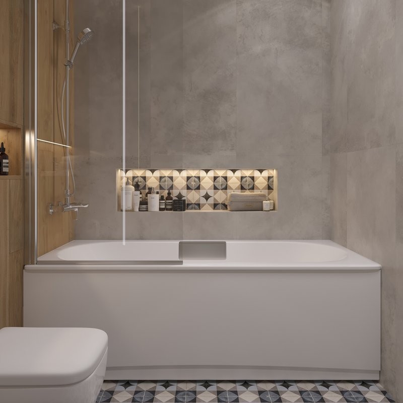 Чугунная ванна Jacob Delafon Volute E6D900-0 180x80 см, встраиваемая, белая, на ножках, со сливом-переливом