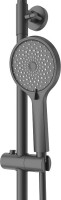 Душевая стойка Cezares Stylus STYLUS-CD-NOP со смесителем, матовый черный