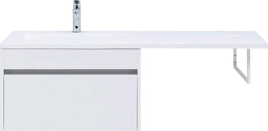 Тумба с раковиной Aquanet Токио 68 1 ящик L