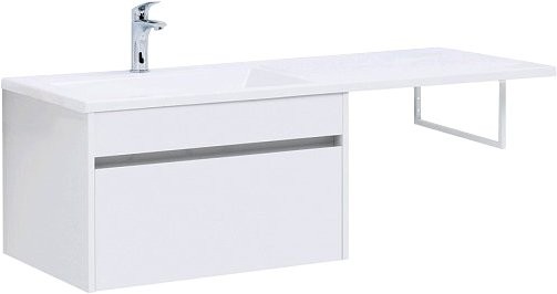 Тумба с раковиной Aquanet Токио 68 1 ящик L