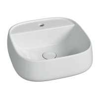 Раковина подвесная Ceramicanova Fonte с отверстием под смеситель, 420x425x145, белый, CN5052