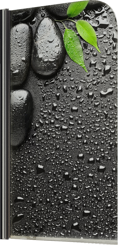 Шторка на ванну Maybahglass MGV-929-ФП006-6 70 см, профиль черный
