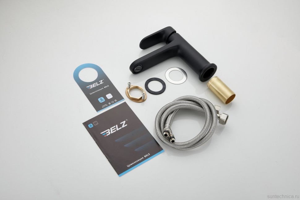 Смеситель для раковины BELZ B713 B10713-7 черный