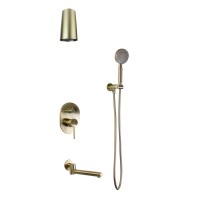 Душевой комплект Bronze de Luxe Scandi 14582-501BR бронза