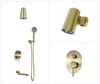 Душевой комплект Bronze de Luxe Scandi 14582-501BR бронза