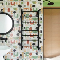 Полотенцесушитель электрический Grota Costa 530х1200 RAL9005 EL 120x55 см, подключение справа, слева, скрытое подключение справа, матовый черный, лесенка, из стали