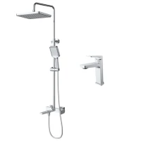 Комплект для ванной BelBagno Ardente VSCM/LVM хром
