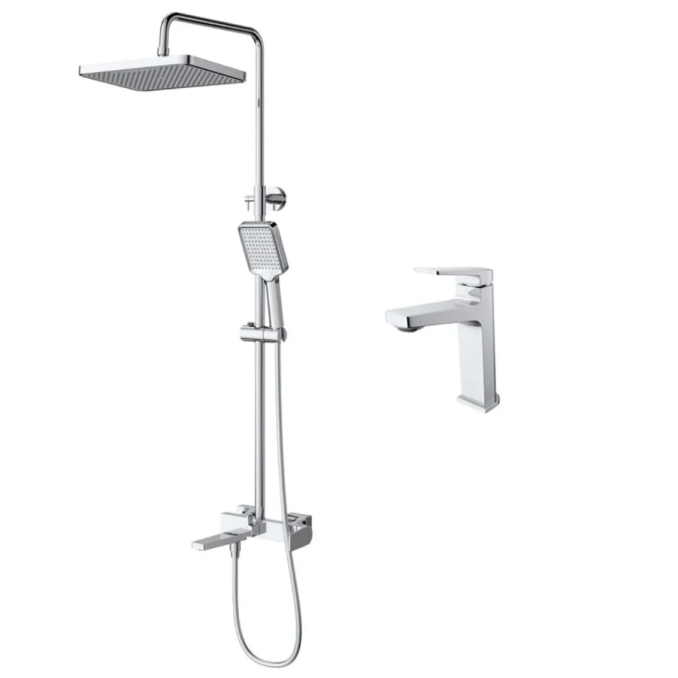 Комплект для ванной BelBagno Ardente VSCM/LVM хром