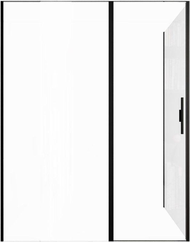 Душевой уголок Allen Brau Priority 160x100, профиль черный браш, стекло прозрачное