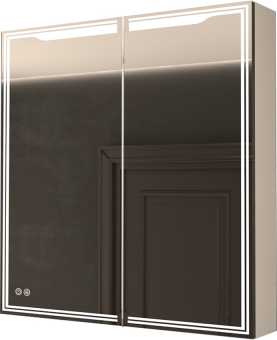 Зеркало-шкаф Art&Max Merano 90х80 L, с подсветкой, с подогревом