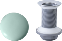 Донный клапан для раковины Allen Brau Fantasy 5.11001.MT без перелива, мятный Донный клапан для раковины Allen Brau Fantasy 5.11001.MT без перелива, мятный