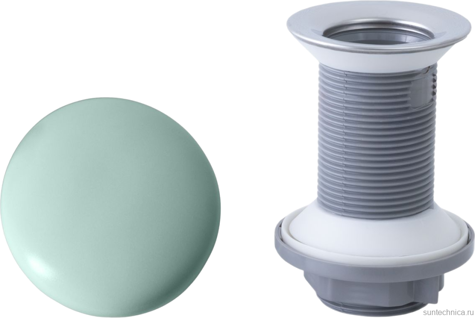 Донный клапан для раковины Allen Brau Fantasy 5.11001.MT без перелива, мятный