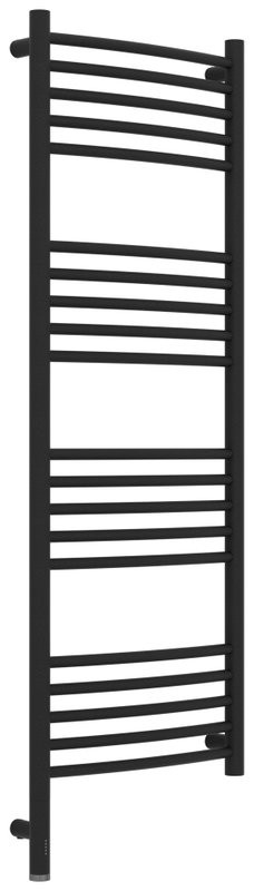 Полотенцесушитель электрический Сунержа Богема 3.1 15-6002-1240 130x45 см, подключение слева, темный титан муар, лесенка