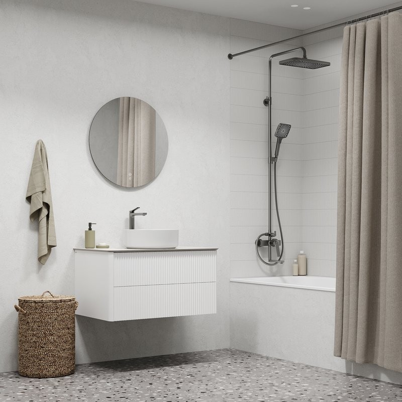 Смеситель для раковины IDDIS Parker PARGM01i01 матовый графит