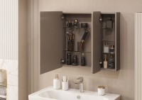 Зеркало-шкаф AQUATON Ар-Деко 85 кашемир