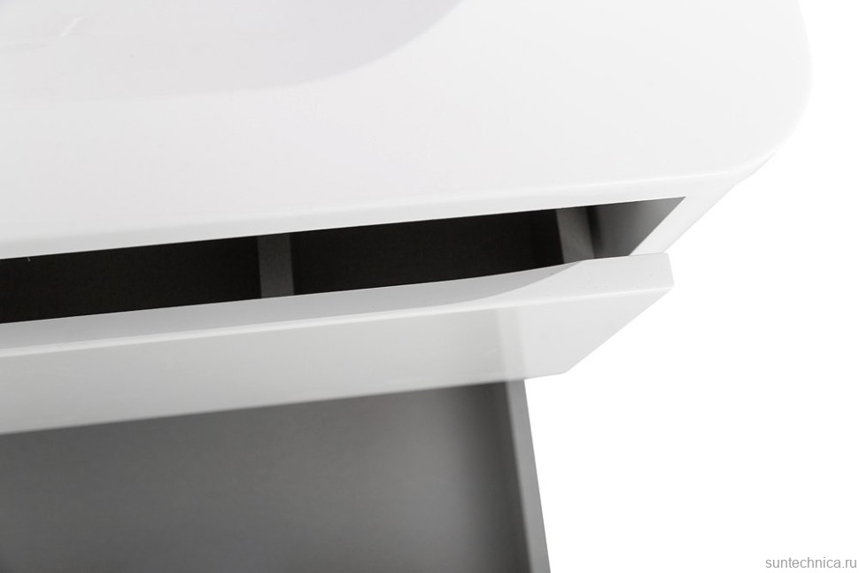 Мебель для ванной комнаты Cezares Relax 80 подвесная, 2 ящика, bianco lucido