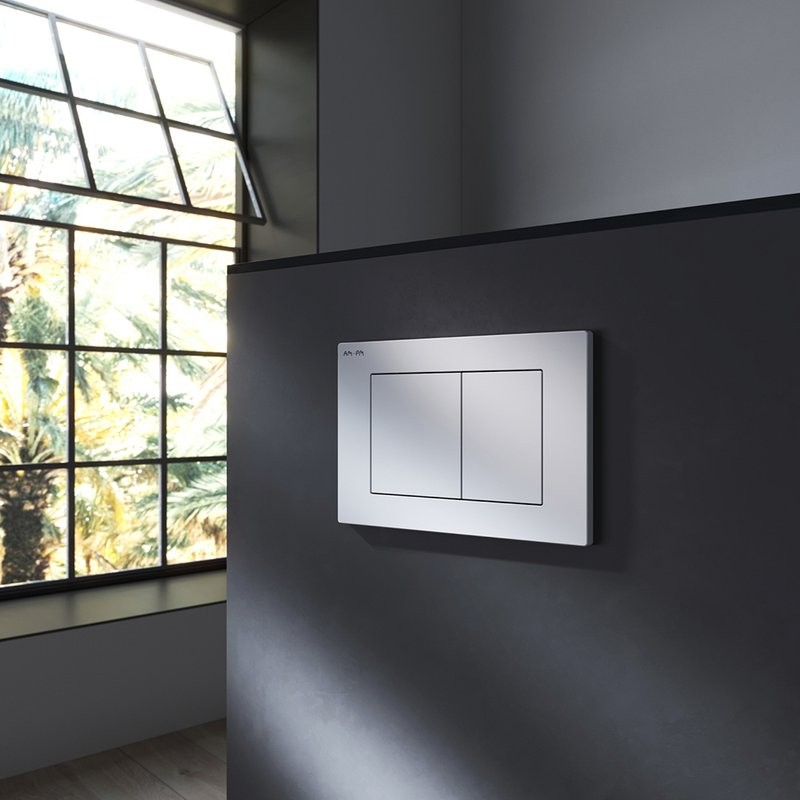 Кнопка смыва для унитаза AM.PM PrimeFit S I090201 АБС-пластик, цвет белый глянец