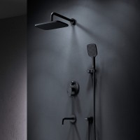Душевой комплект AM.PM X-Joy FB85A3RH42 С ВНУТРЕННЕЙ ЧАСТЬЮ, черный