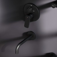 Душевой комплект AM.PM X-Joy FB85A3RH42 С ВНУТРЕННЕЙ ЧАСТЬЮ, черный