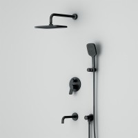 Душевой комплект AM.PM X-Joy FB85A3RH42 С ВНУТРЕННЕЙ ЧАСТЬЮ, черный