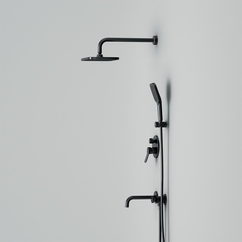 Душевой комплект AM.PM X-Joy FB85A3RH42 С ВНУТРЕННЕЙ ЧАСТЬЮ, черный