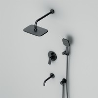 Душевой комплект AM.PM X-Joy FB85A3RH42 С ВНУТРЕННЕЙ ЧАСТЬЮ, черный