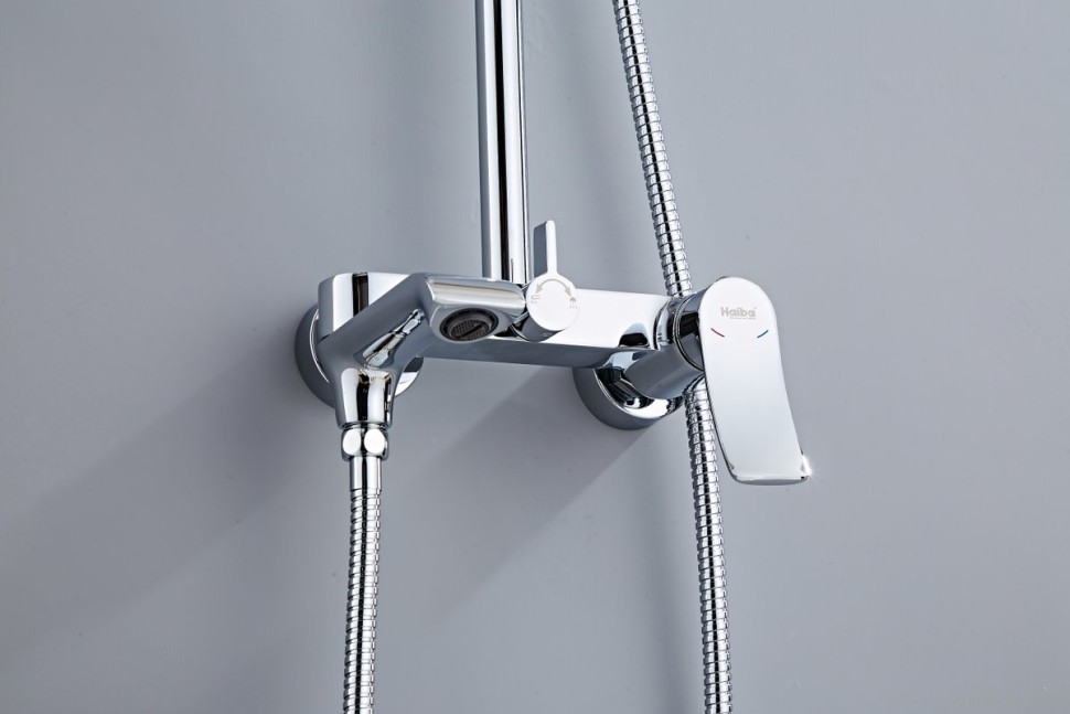 Душевая стойка Haiba HB24553 хром
