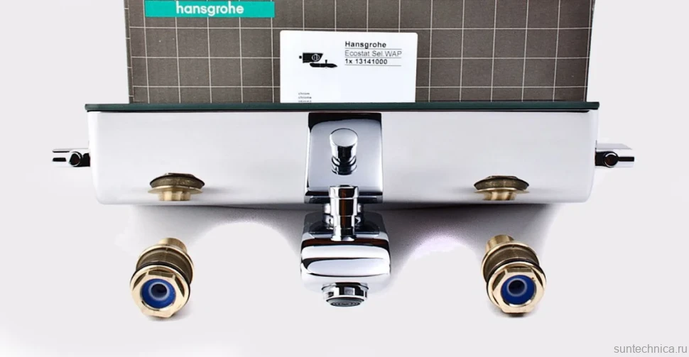 Термостатический смеситель Hansgrohe Ecostat Select 13141400 для ванны с душем