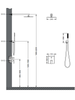 Душевой комплект Vincea Dice VSFW-2DS1BG С ВНУТРЕННЕЙ ЧАСТЬЮ, брашированное золото