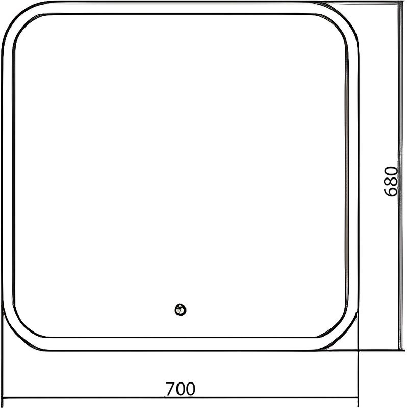 Зеркало Grossman Comfort 70