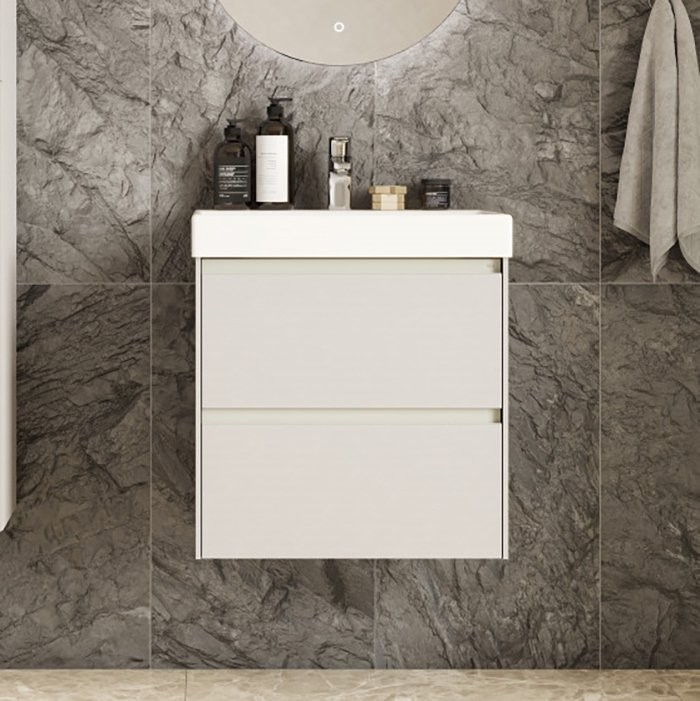 Тумба с раковиной Roca Ona Ivory 60 слоновая кость