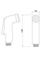 Душевая лейка РМС LE11 хром
