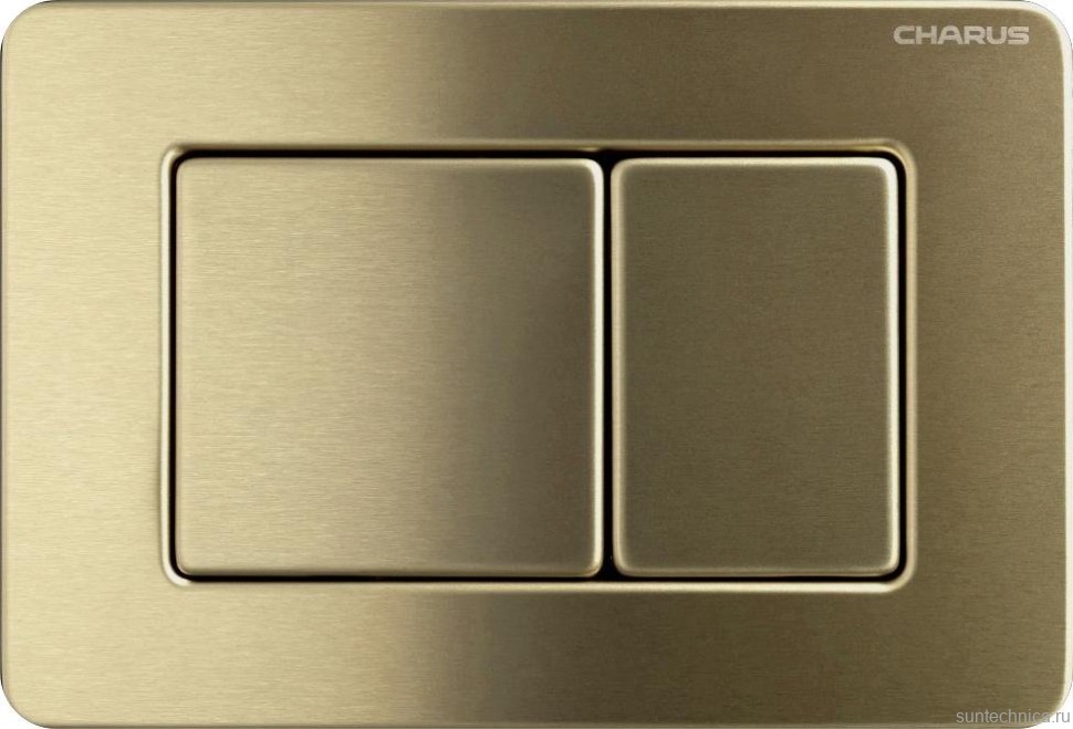 Кнопка смыва для унитаза CHARUS Robusto FP.310.BTG.05 нержавеющая сталь