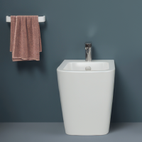 Биде напольное ArtCeram A16 ASB005 05 00 матовое белое Биде напольное ArtCeram A16 ASB005 05 00 матовое белое