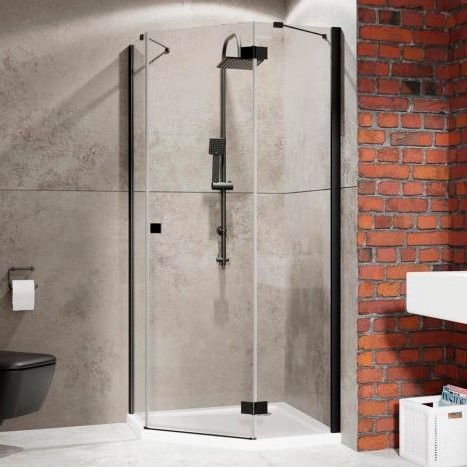 Душевой уголок Radaway Essenza New Black PTJ 90х100 R