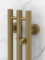 Полотенцесушитель водяной Сунержа Терция Pro 32-0444-1510 150x15 см, золотой шелк, I-образный
